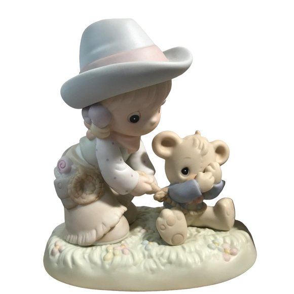 Precious Moments I Can't Bear to Let You Go 1994 (Horn) Box Paperwork Collectors
